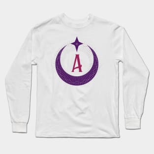 A - Moon Monogram Long Sleeve T-Shirt